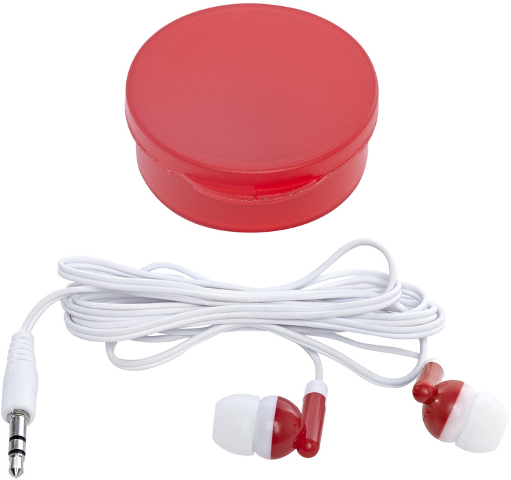 promocional publicitario auriculares rojo T408 Kit